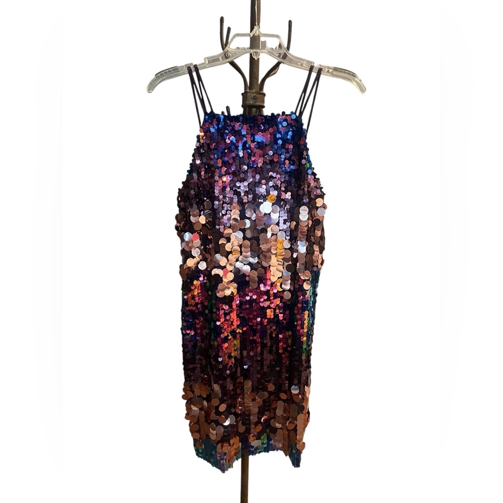 Midnight Doll Sequin Dress Mermaid NWOT Size S